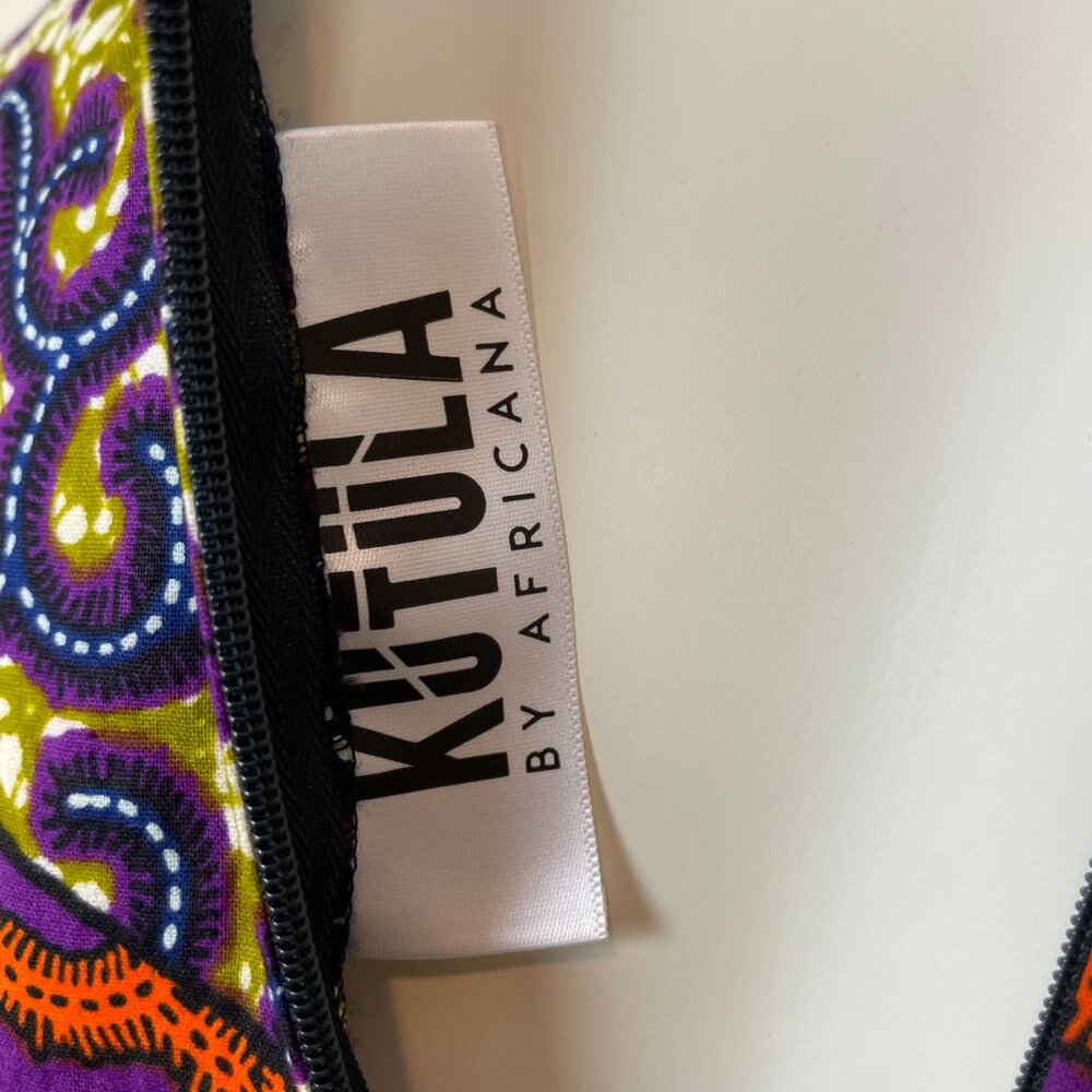 Kutula by Africana Dress Sleeveless Wax Print‎ Batik Ankara Fit and Flare - Picture 7 of 12